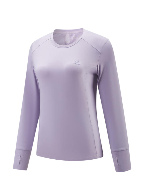 Лонгслив KELME Crew Neck Long-sleeved T-shirt Light Purple