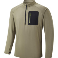 Олимпийка KELME Half-open Long-sleeved T-shirt Khaki - Олимпийка KELME Half-open Long-sleeved T-shirt Khaki