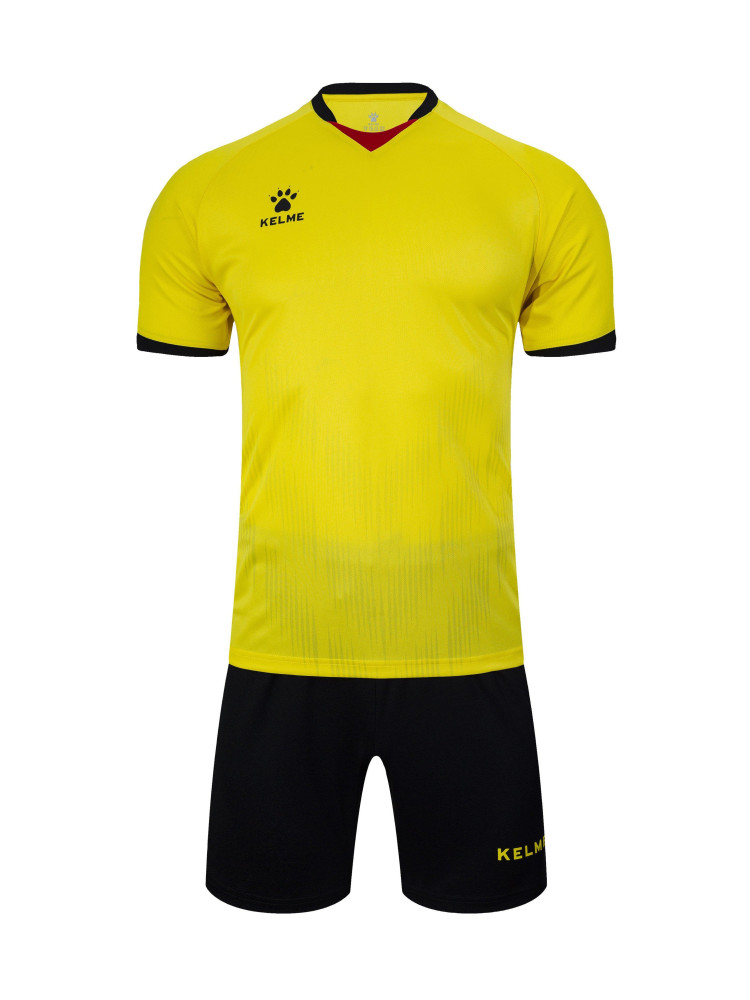 Футбольная форма KELME Short Sleeve Football Uniform (Yellow/Black)