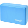 Блок для йоги TORRES, YL8005, размер 8x15x23 см, материал ЭВА, голубой