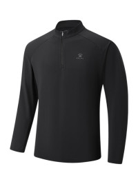 Олимпийка KELME Half-open Long-sleeved T-shirt Black