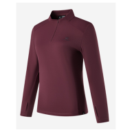 Женский лонгслив KELME Half-Open Long-sleeved T-shirt Burgundy - Женский лонгслив KELME Half-Open Long-sleeved T-shirt Burgundy