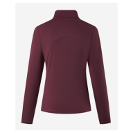 Женский лонгслив KELME Half-Open Long-sleeved T-shirt Burgundy - Женский лонгслив KELME Half-Open Long-sleeved T-shirt Burgundy