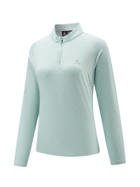 Лонгслив KELME Half-open Long-sleeved T-shirt Green