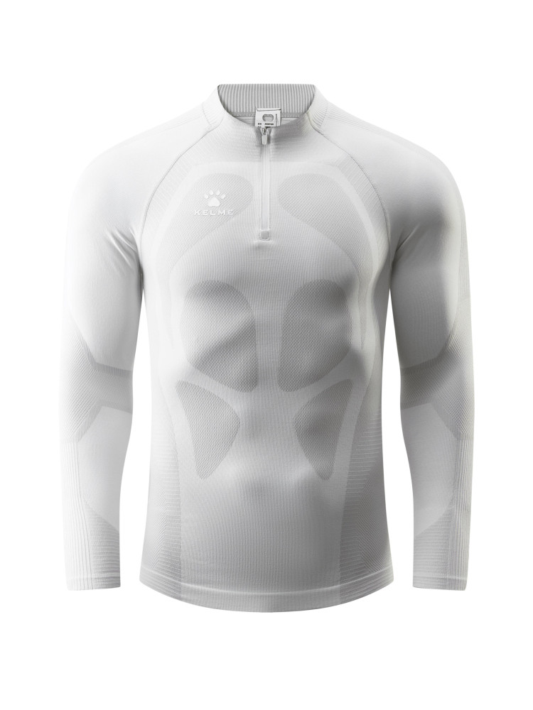 Олимпийка KELME Half-zip Bodysuit Light Gray