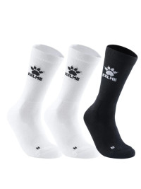 Носки KELME Knee-high Athletic Socks (3 Pairs) Black/White