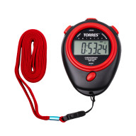 Секундомер TORRES Stopwatch, SW-002, часы, будильник, дата, шнур с карабином, черно-красн. NEW - Секундомер TORRES Stopwatch, SW-002, часы, будильник, дата, шнур с карабином, черно-красн. NEW