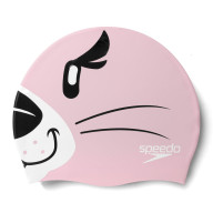 Шапочка для плав. дет. SPEEDO Cap Jr, 8-00232614670, РОЗОВО-ЧЕРНЫЙ, силикон - Шапочка для плав. дет. SPEEDO Cap Jr, 8-00232614670, РОЗОВО-ЧЕРНЫЙ, силикон