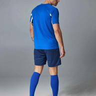 Футбольная форма KELME Short-Sleeved Football Suit (Blue/Dark Blue) - Футбольная форма KELME Short-Sleeved Football Suit (Blue/Dark Blue)