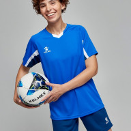 Футбольная форма KELME Short-Sleeved Football Suit (Blue/Dark Blue) - Футбольная форма KELME Short-Sleeved Football Suit (Blue/Dark Blue)