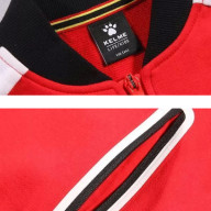 Детская олимпийка KELME Boys Cardigan Sweater Red - Детская олимпийка KELME Boys Cardigan Sweater Red