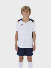 Детская футбольная форма FN Orbital Kid (White/Dark Blue)