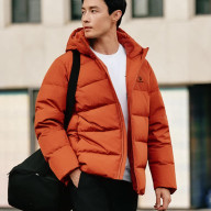 Пуховик KELME Regular Hooded Down Jacket Orange - Пуховик KELME Regular Hooded Down Jacket Orange