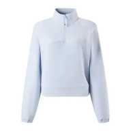 Женский свитшот KELME Half-Open Sweatshirt Glacier Blue - Женский свитшот KELME Half-Open Sweatshirt Glacier Blue