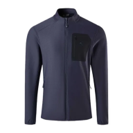Демисезонная куртка KELME Stand- Up Collar Fleece-lined Knit Cardigan Dark Blue - Демисезонная куртка KELME Stand- Up Collar Fleece-lined Knit Cardigan Dark Blue