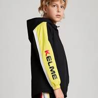Детская толстовка KELME Boy's Hooded Sweatshirt Black - Детская толстовка KELME Boy's Hooded Sweatshirt Black
