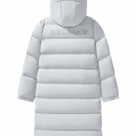 Пуховик KELME Men's Long Cotton Coat Light Gray - Пуховик KELME Men's Long Cotton Coat Light Gray