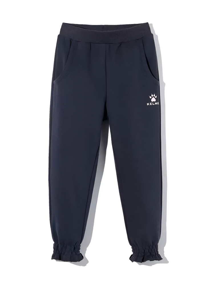 Детские брюки KELME Girl's Knitted Pants Dark Blue