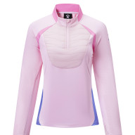Олимпийка KELME Women's Quilted Training Pullover Pink - Олимпийка KELME Women's Quilted Training Pullover Pink