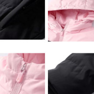 Детский пуховик KELME Girl's Down Jacket (Black/Pink) - Детский пуховик KELME Girl's Down Jacket (Black/Pink)