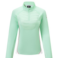 Олимпийка KELME Women's Quilted Training Pullover Light Green - Олимпийка KELME Women's Quilted Training Pullover Light Green