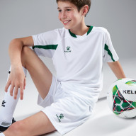 Детская футбольная форма KELME Football Suit (White/Green) - Детская футбольная форма KELME Football Suit (White/Green)