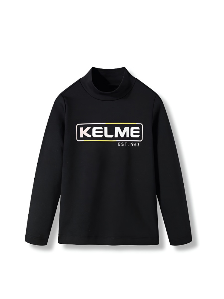 Детский лонгслив KELME Girls Long Sleeve T-Shirt Black