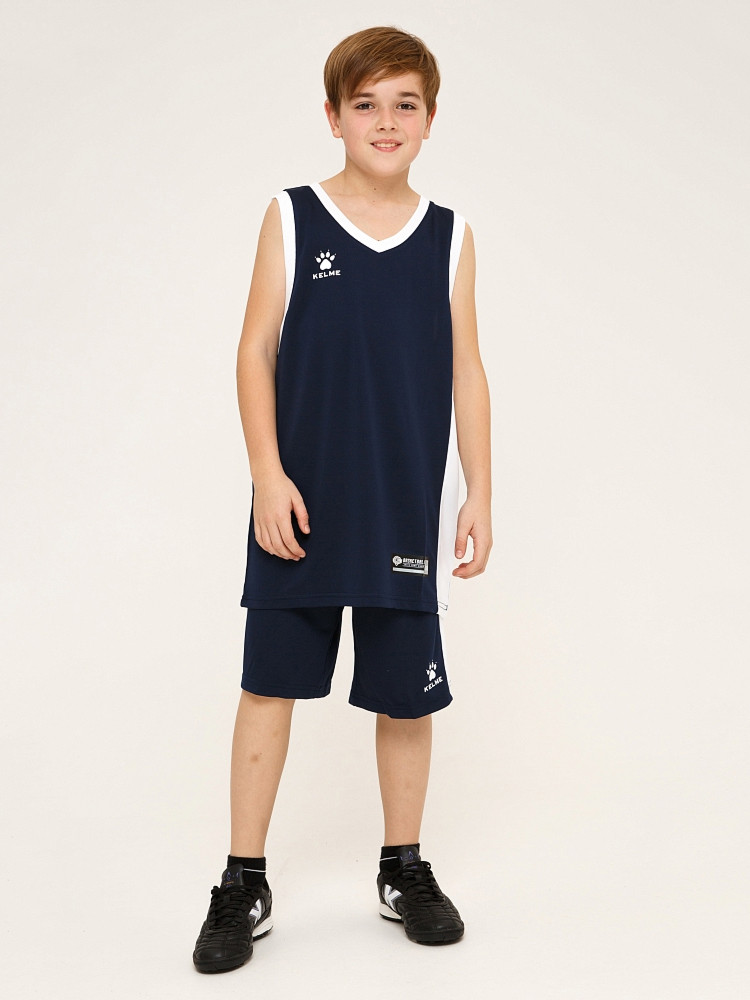 Детская баскетбольная форма KELME Basketball Set Kids Dark Blue