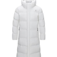 Пуховик KELME Long Down Jacket (Hooded) White - Пуховик KELME Long Down Jacket (Hooded) White