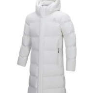 Пуховик KELME Long Down Jacket (Hooded) White - Пуховик KELME Long Down Jacket (Hooded) White