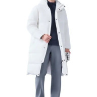 Пуховик KELME Long Down Jacket (Hooded) White - Пуховик KELME Long Down Jacket (Hooded) White