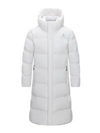 Пуховик KELME Long Down Jacket (Hooded) White