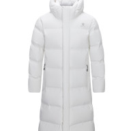 Пуховик KELME Long Down Jacket (Hooded) White - Пуховик KELME Long Down Jacket (Hooded) White