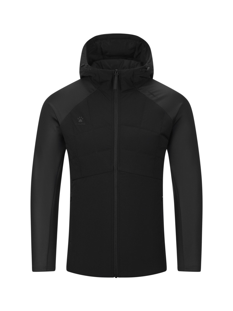 Толстовка KELME Quilted Knitted Patchwork Coat Black