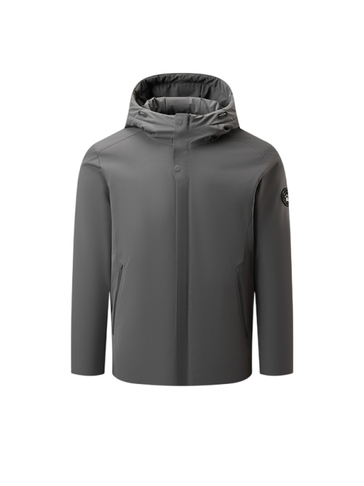 Пуховик KELME Regular Hooded Down Jacket Dark Grey
