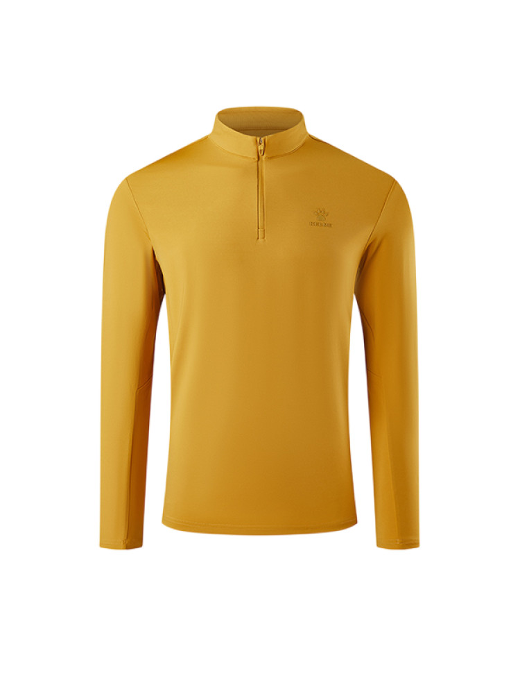 Лонгслив KELME Half-open Long-sleeved T-shirt Yellow
