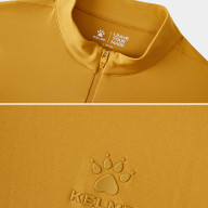 Лонгслив KELME Half-open Long-sleeved T-shirt Yellow - Лонгслив KELME Half-open Long-sleeved T-shirt Yellow