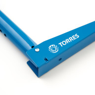 Сетка для наст. тенниса TORRES Hobby, TT5017 в компл. с мет. стойками, синяя - Сетка для наст. тенниса TORRES Hobby, TT5017 в компл. с мет. стойками, синяя