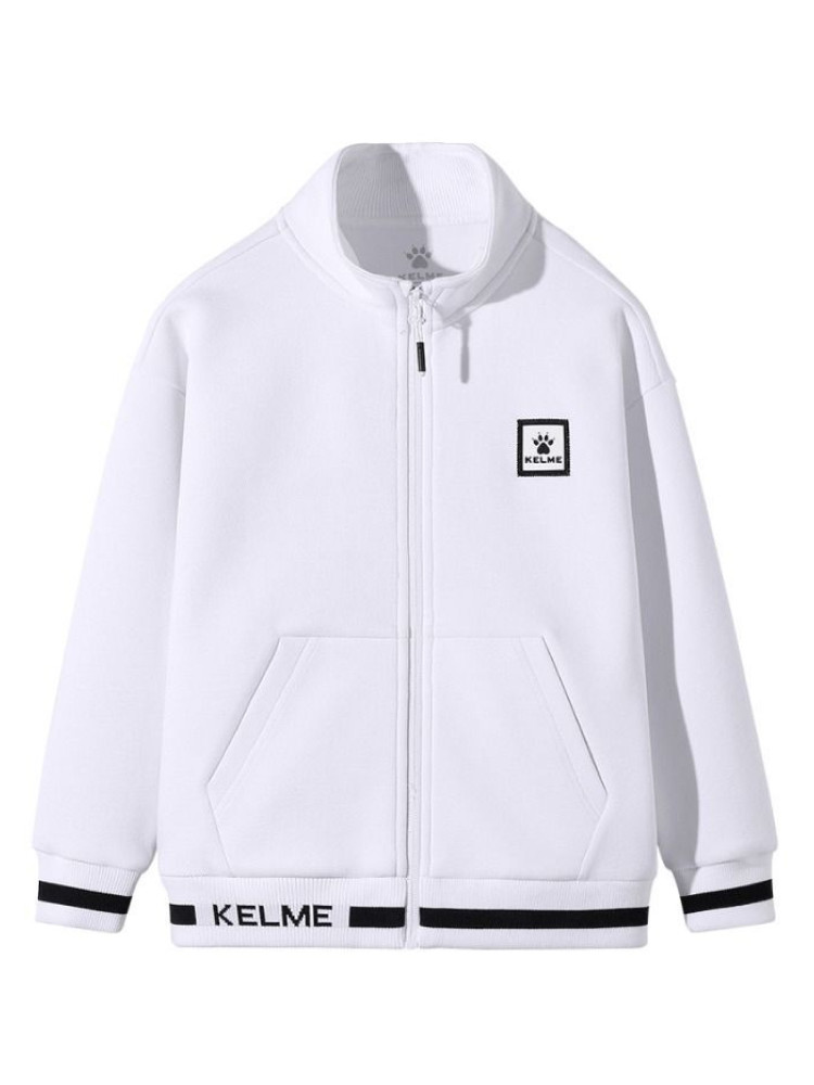 Детская олимпийка KELME Boys Knitted Jacket White