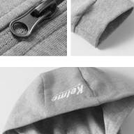 Детская толстовка KELME Boy's Knitted Jacket Grey - Детская толстовка KELME Boy's Knitted Jacket Grey