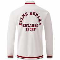Бомбер KELME Knitted Baseball Jacket White - Бомбер KELME Knitted Baseball Jacket White