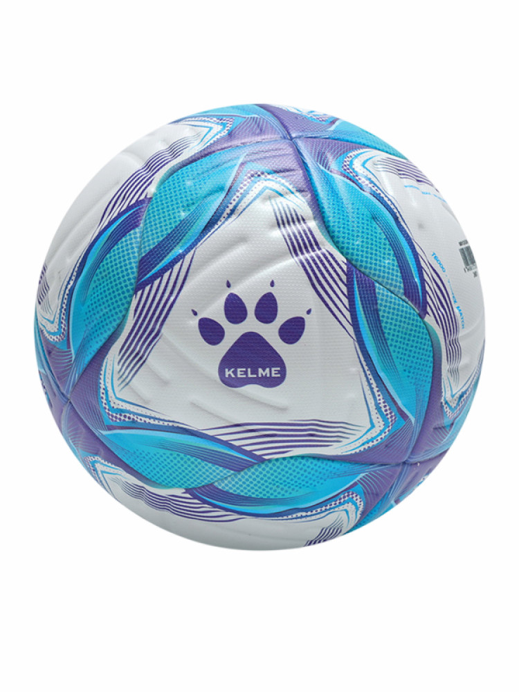 Мяч футбольный KELME Heat-bonded Soccer Ball (Light Blue/Violet)