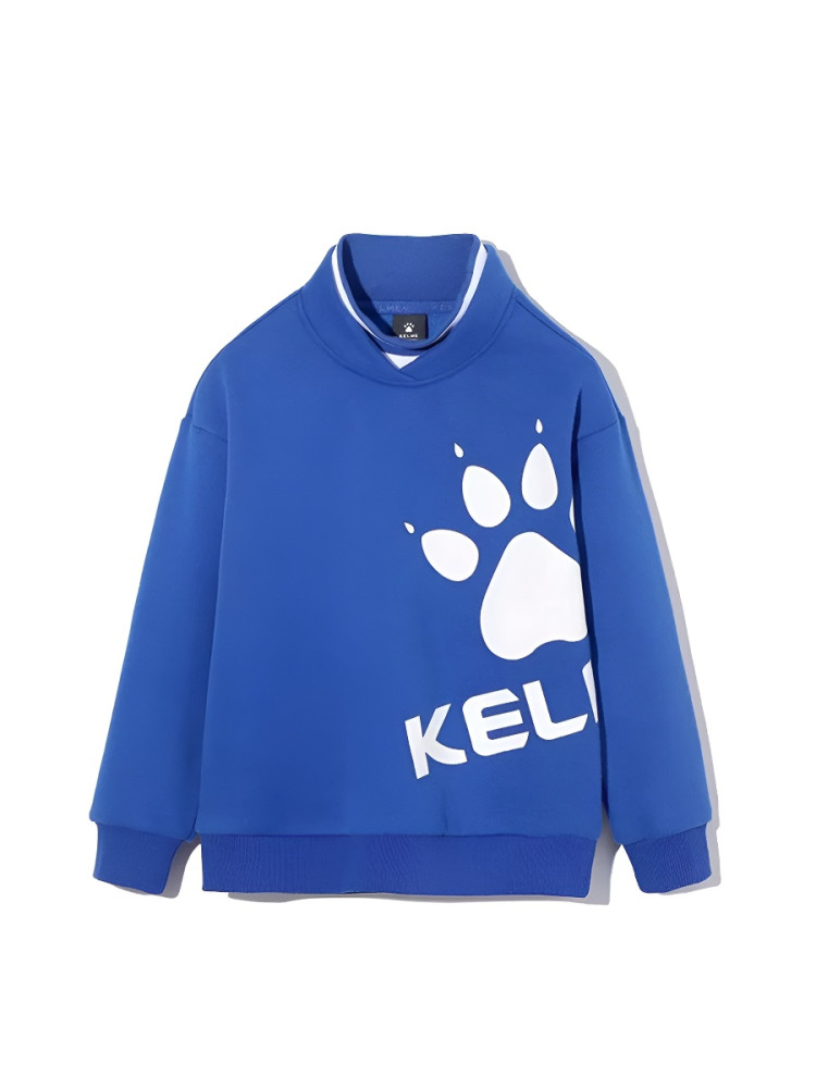 Детский свитшот KELME Boy's Round Neck Sweater Blue