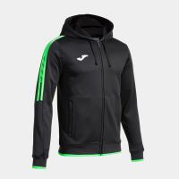 Толстовка с капюшоном JOMA OLIMPIADA NEGRO VERDE FLUOR