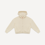 Худи на молнии JOGEL 360 Soft Zip Hoodie W Relaxed Fit, молочный - Худи на молнии JOGEL 360 Soft Zip Hoodie W Relaxed Fit, молочный