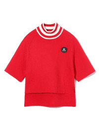 Детская футболка KELME Girls Half Turtleneck Sweater Women Red