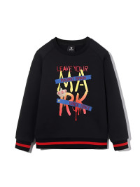 Детский свитшот KELME Boy's Round Neck Sweater Black