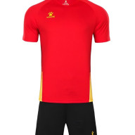 Футбольная форма KELME Short-Sleeved Football Suit (Red/Black) - Футбольная форма KELME Short-Sleeved Football Suit (Red/Black)