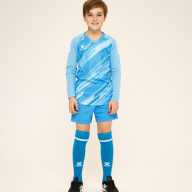 Детский комплект (лонгслив, шорты) KELME Long Sleeve Goalkeeper Suit Light Blue - Детский комплект (лонгслив, шорты) KELME Long Sleeve Goalkeeper Suit Light Blue