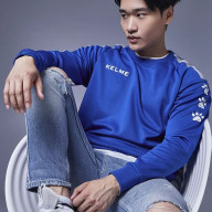 Свитшот KELME Knitted Crew Neck Sweatshirt Blue - Свитшот KELME Knitted Crew Neck Sweatshirt Blue